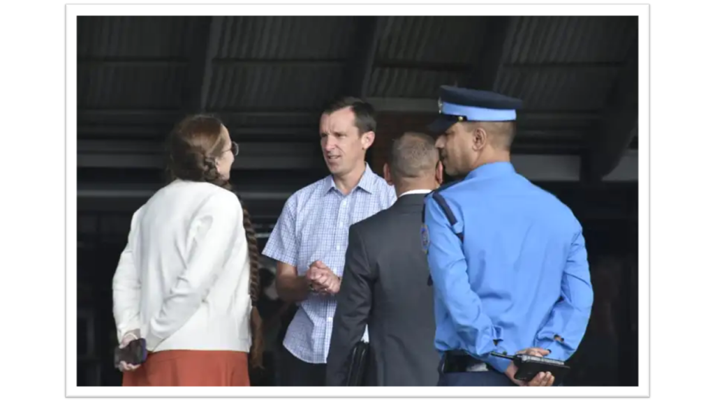 नेपाल आए एमसीसीका उपाध्यक्ष क्यामरन एस अलफोर्ड