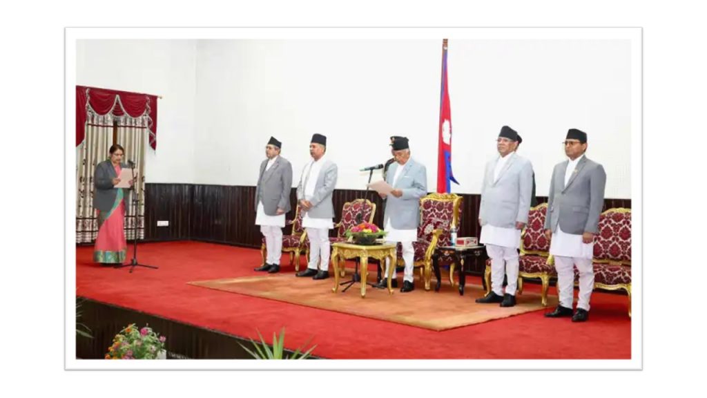 नवनियुक्त मन्त्री अनितादेवीले लिइन् सामान्य प्रशासनमन्त्रीको शपथ