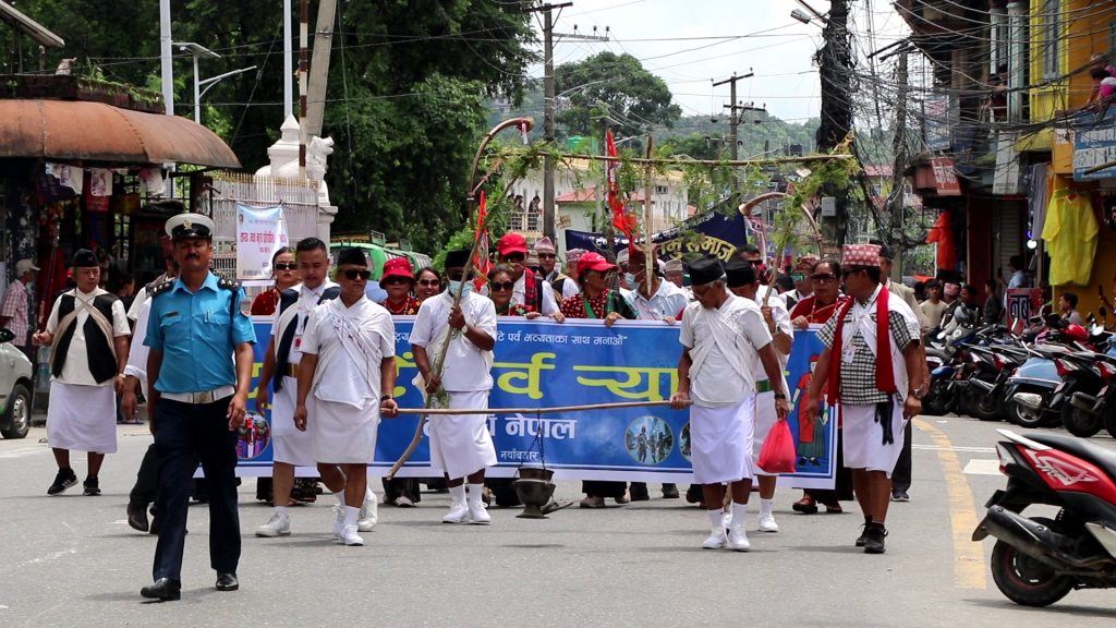 पोखरामा भब्यताका साथ मनाइयो ट्होंटे  पर्व (फोटोहरु)