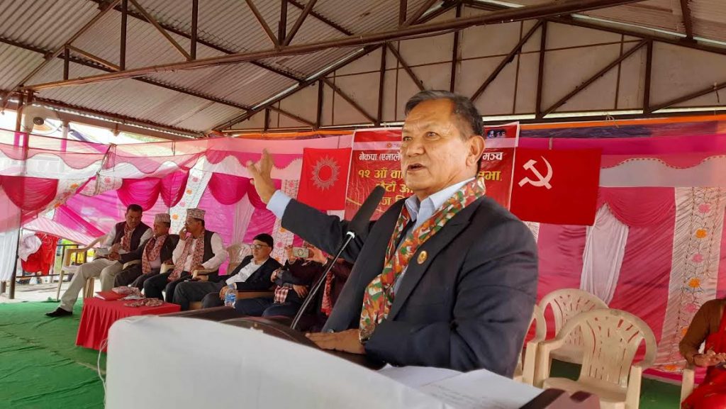 एमालेलाई बहुमत दिए देशले बर्बादी भोग्नुपर्दैनः उपमहासचिव गुरुङ