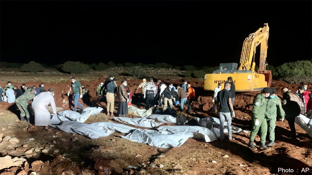 लिबियामा बाढीमा परी ५ हजार बढीको ज्यान गयो