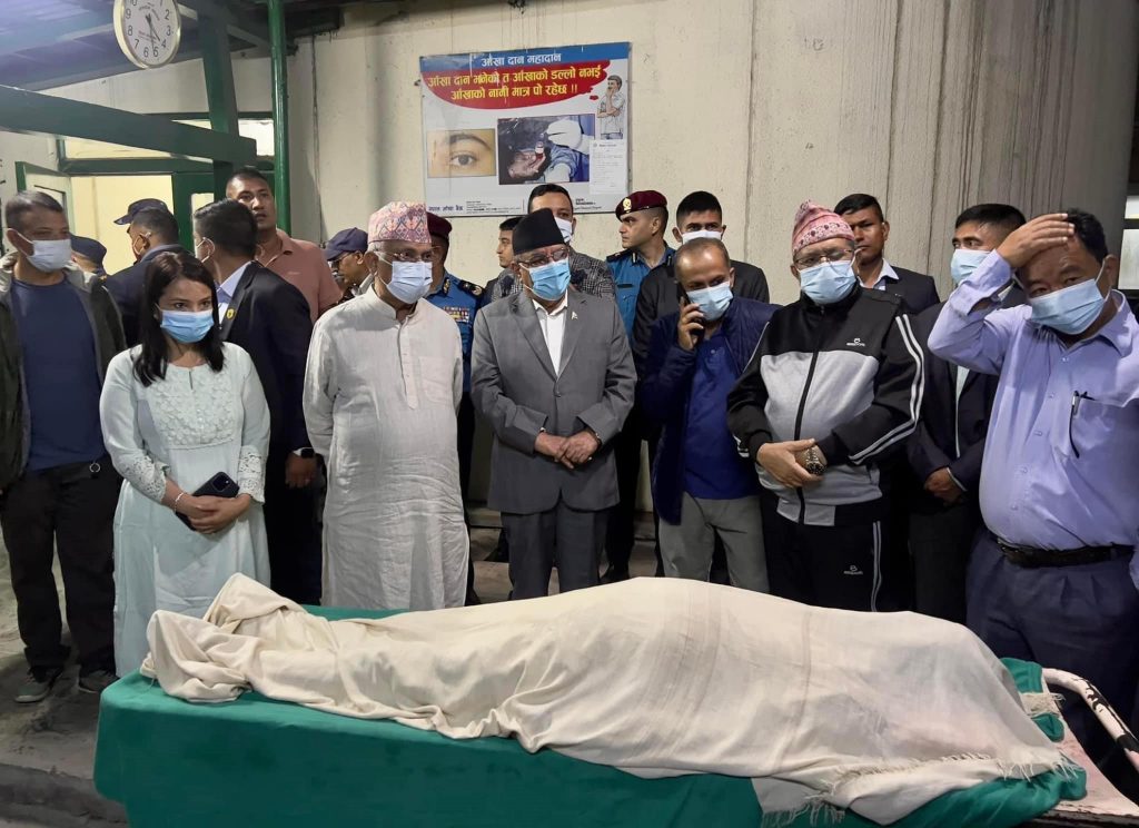 राष्ट्रिपति, प्रधानमन्त्री र दलका नेताहरुद्वारा स्वर्गीय नेम्वाङप्रति श्रद्धाञ्जली