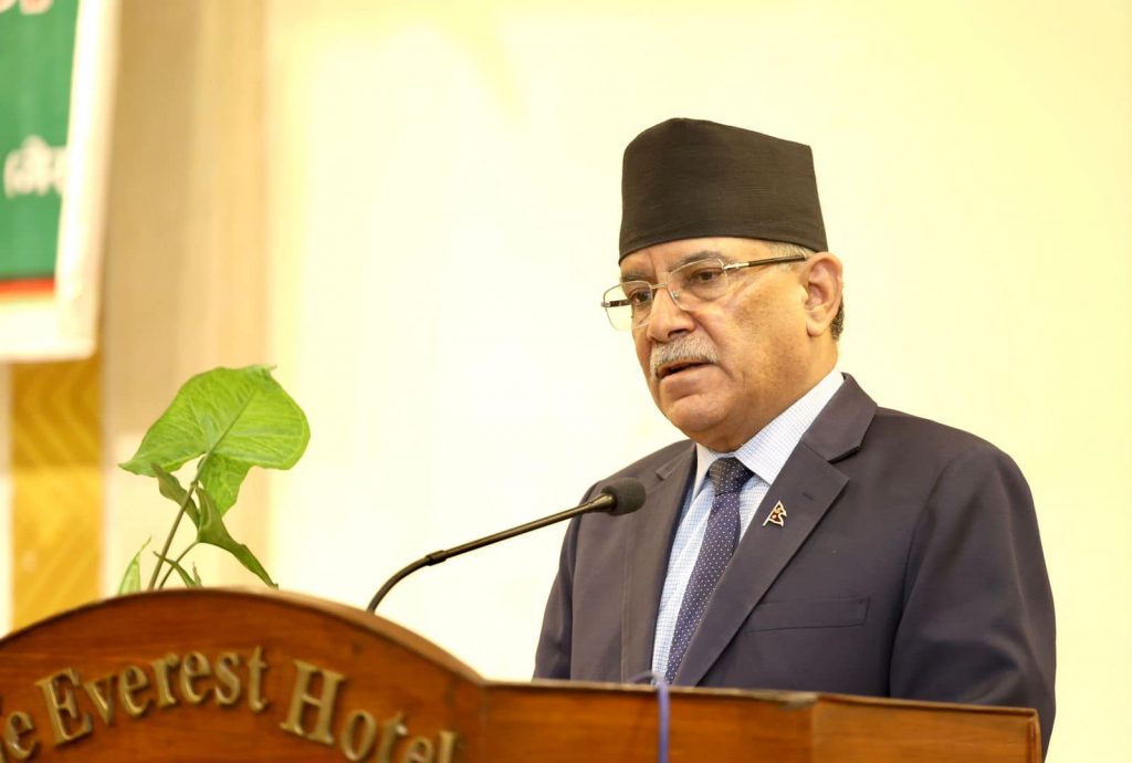 नेपाली कम्युनिष्ट पार्टी पहिलो दल बन्छ : संयोजक प्रचण्ड