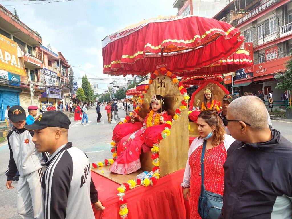 विन्ध्यवासिनी मन्दिरमा नवदुर्गा महोत्सव शुरु