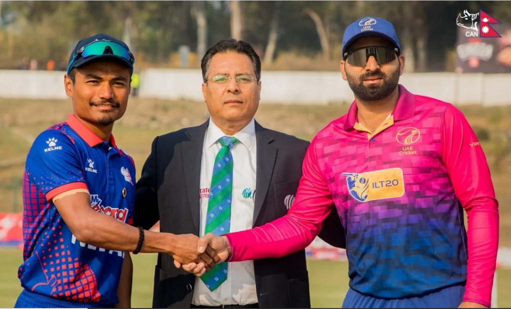 त्रिदेशीय शृङ्खलामा आज नेपाल र युएई भिड्दै