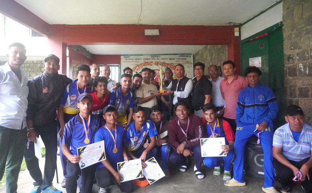 महानगरस्तरीय अन्तर क्लव क्रिकेटको उपाधी कास्की क्रिकेटलाई