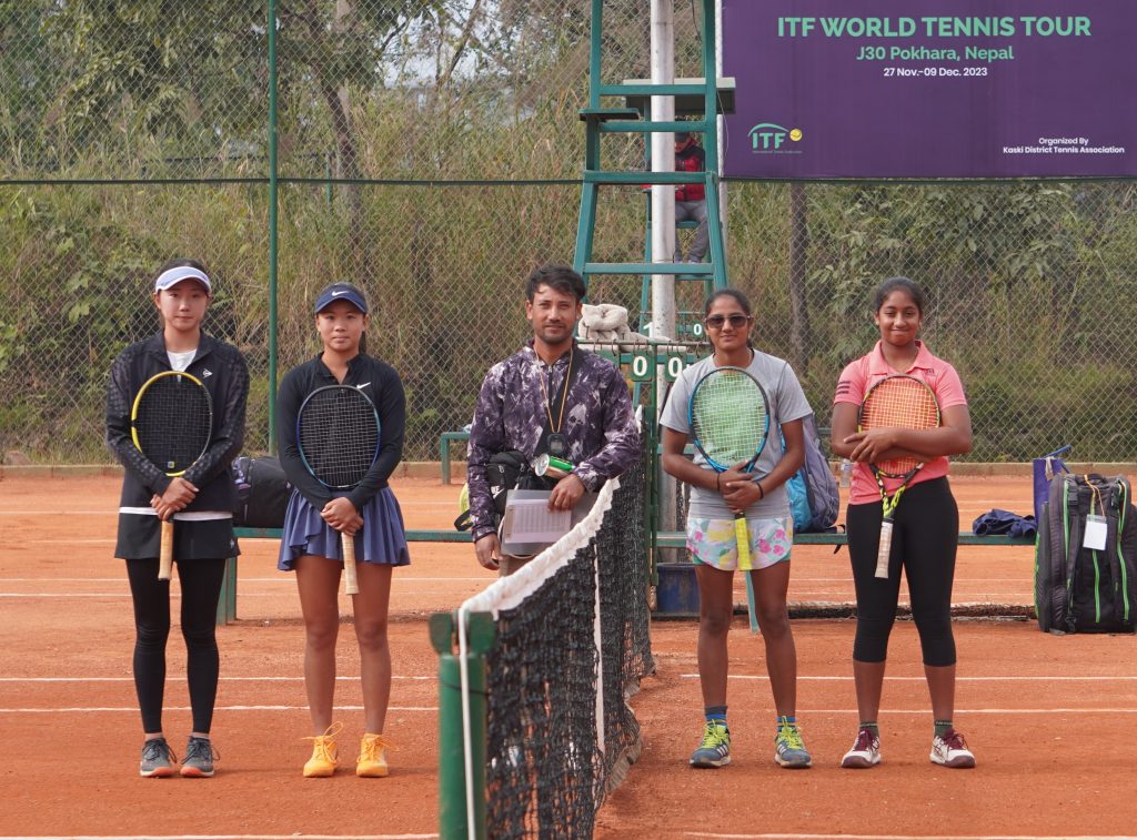 आइटीएफ जे–३० मा सिंगलतर्फ क्वाटरफाइनल तथा डबल्सतर्फ सेमिफाइनलका खेलहरु सम्पन्न