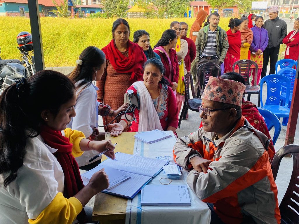 मधुमेह र टिजीको सित्तैमा जाँच