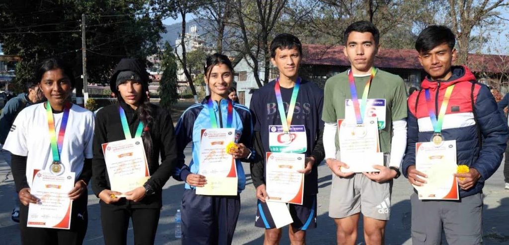 पिएन क्याम्पसमा आयोजित पाँचकिलोमिटर दौडमा कार्की र बराल प्रथम