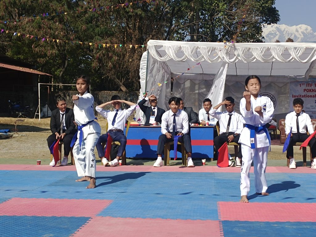 प्रथम पोखरा तेक्वान्दो च्याम्पियनसिप प्रतियोगिता शुरु