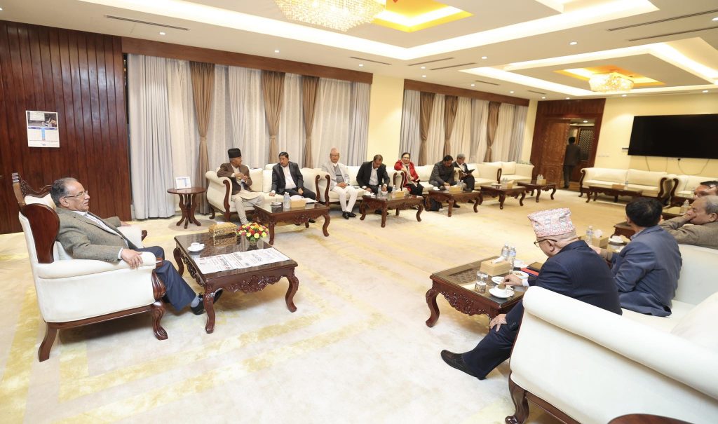 बालुवाटारमा सत्ता गठबन्धनको बैठक