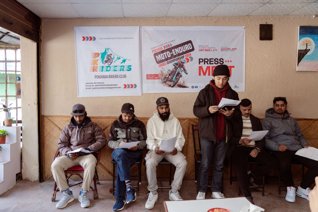 ‘पोखरा मोटो–इन्डूरो क्रस च्याम्पियनसिप–२०२४’ हुने