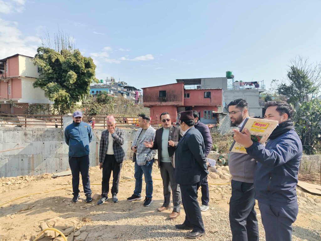 जिल्ला समन्वय समिति कास्कीद्वारा फिर्के पुलको अनुगमन