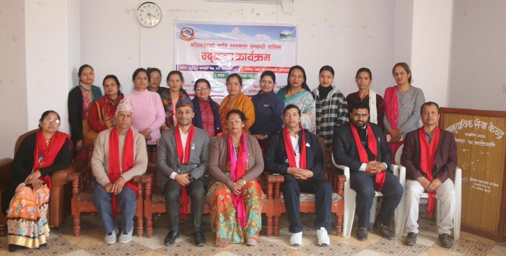 पोखरा वडा १२ मा हस्तकला तालिम सुरु