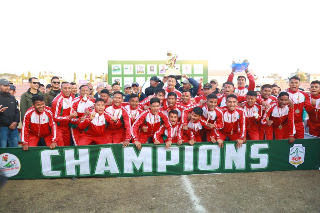 आर्मीले जित्यो २३ औं संस्करणको आहा रारा गोल्डकपको उपाधी