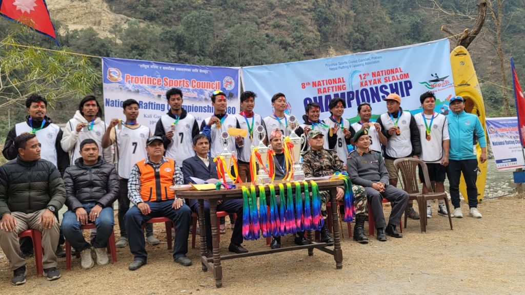 राष्ट्रिय र्‍याफटिङ च्याम्पियनसिपमा प्याडल नेपाललाई उपाधि