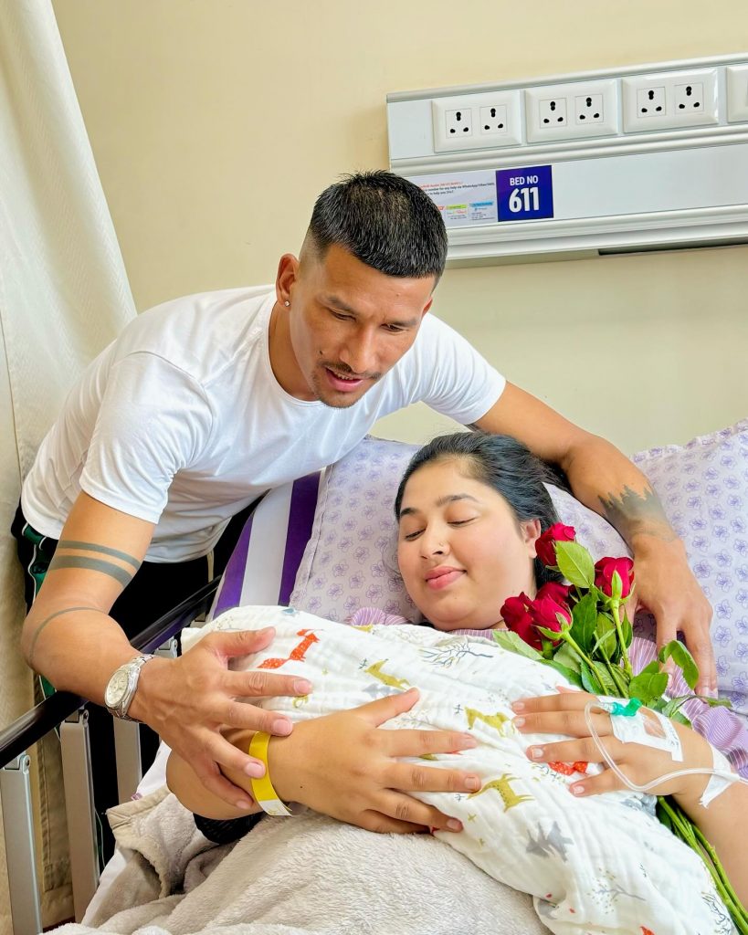 राष्ट्रिय फुटबल टोलीका कप्तान किरणलाई पुत्र लाभ