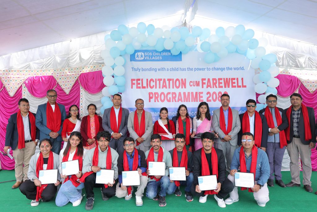 सम्मानसहित एसओएस गण्डकीमा विद्यार्थीको बिदाइ