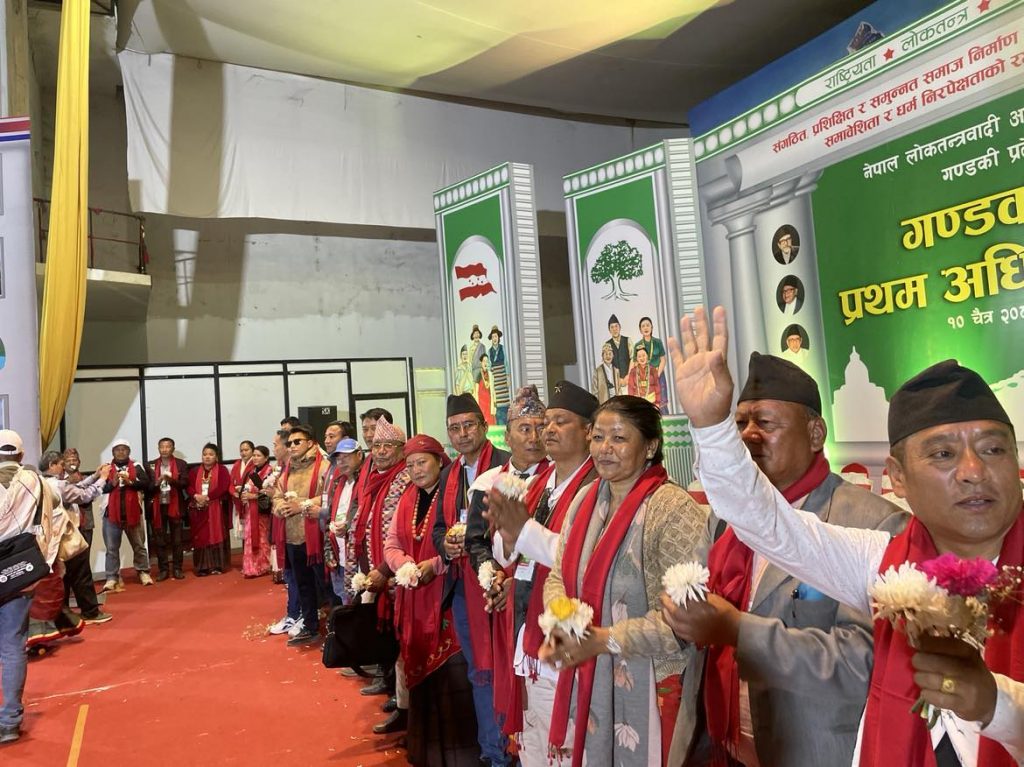 लोकतन्त्रवादी आदिवासी जनजाति गण्डकीको अध्यक्षमा जीत गुरुङ