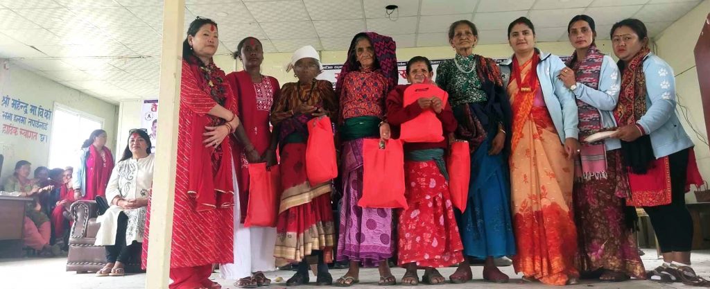 माछापुच्छ्रे परोपकार संस्था द्धारा सहयोग तथा सम्मान