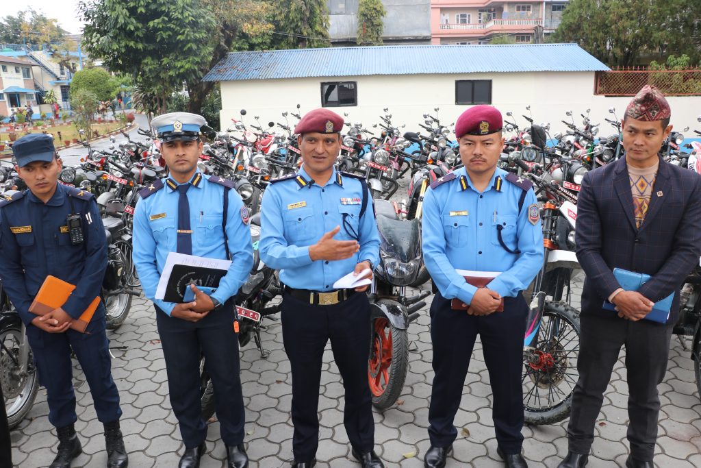 मोटरसाईकल मोडिफाइगर्ने ६८१ जनालाई कारबाही