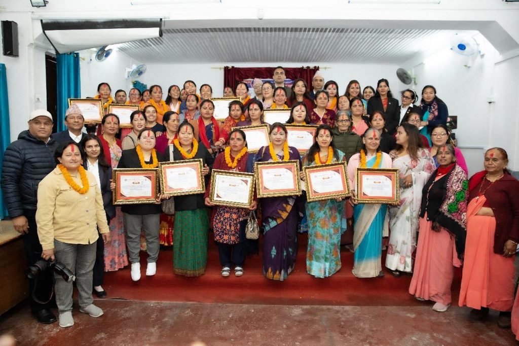 गण्डकी प्रदेश सरकारले गर्यो १६ जना महिलालाई सम्मान