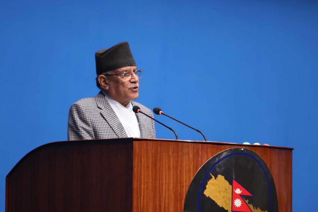 सरकार गलत बाटोतिर अग्रसर छ : प्रचण्ड