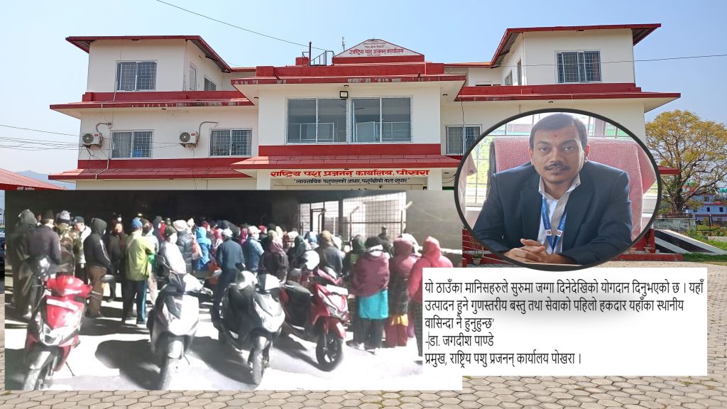 जहाँ दूध किन्न कुपन लिएर पालो पर्खन्छन् उपभोक्ता