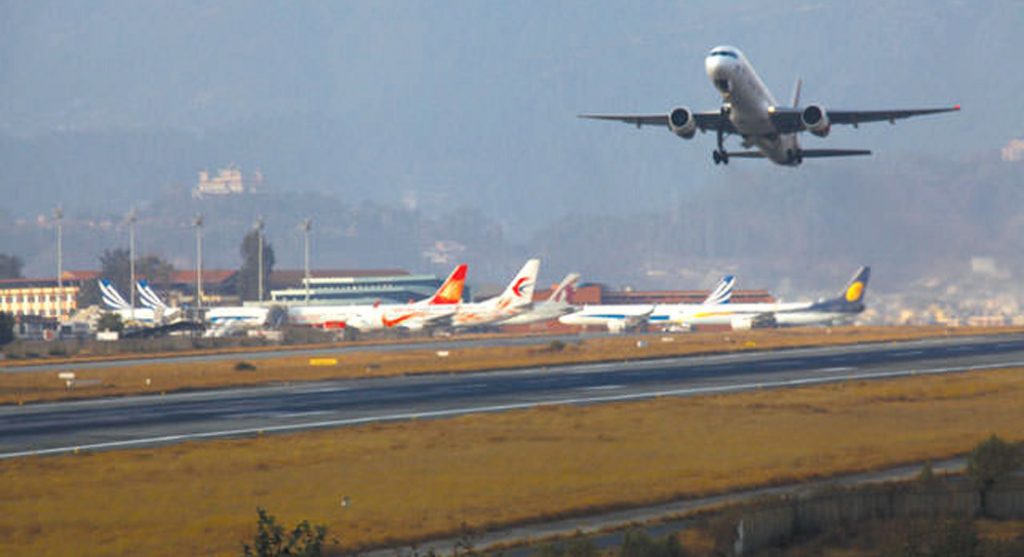 त्रिभुवन अन्तर्राष्ट्रिय विमानस्थलमा उत्तरतर्फबाट जहाज अवतरणमा रोक