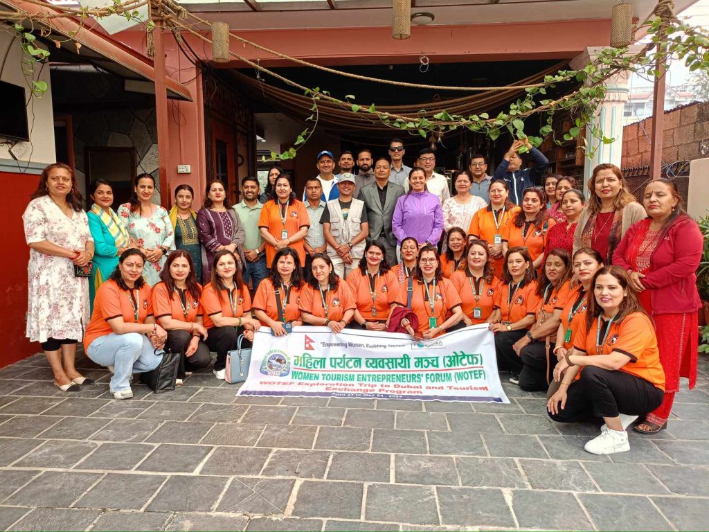 ओटेफको टोली पोखराको पर्यटन प्रवद्धन गर्न दुबई प्रस्थान