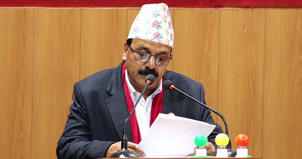 कर्णालीका मुख्यमन्त्रीले दिए राजीनामा