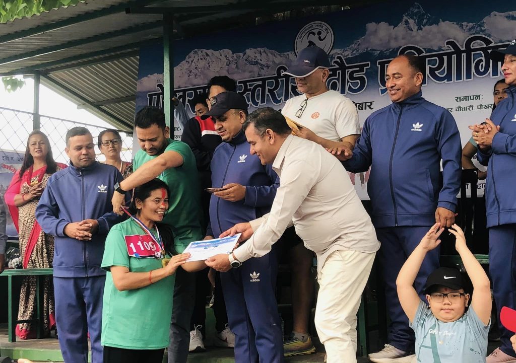 पोखरा ७ स्तरिय वृहत दौड प्रतियोगिता सम्पन्न