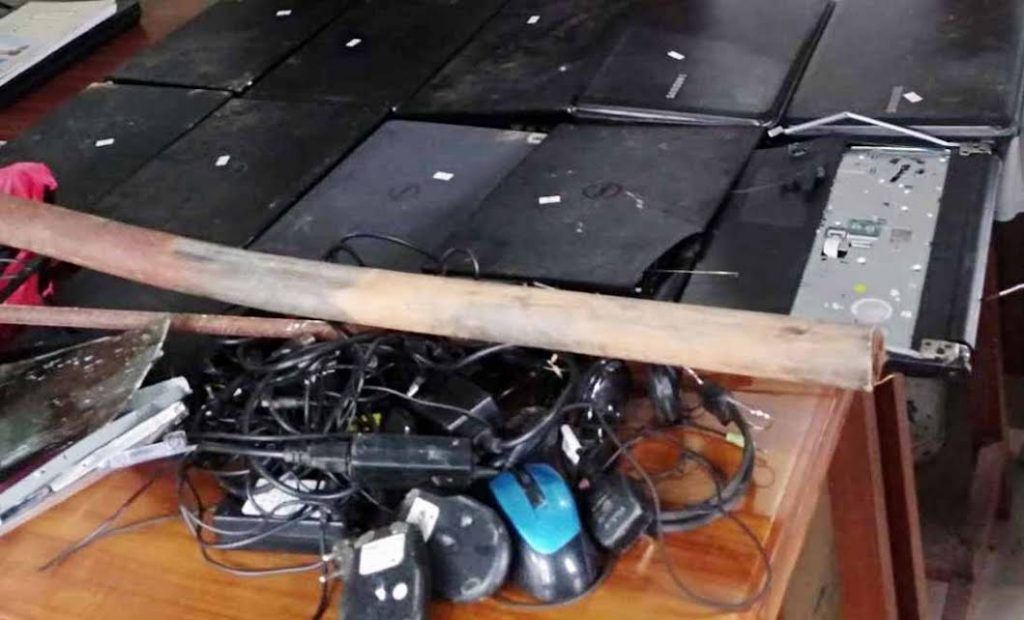 पोखरामा स्कुलको ढोका फोडी ११ ल्यापटप चोर्ने ४ बालक पक्राउ