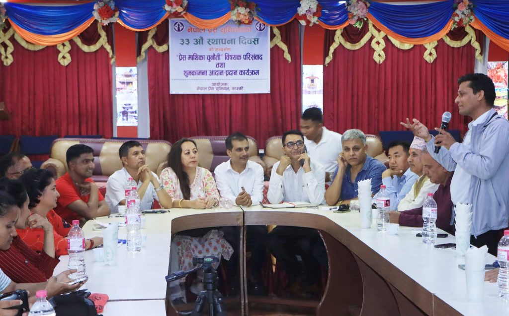 स्वतन्त्र प्रेस जगतमा हस्तक्षेपको काम भइरहेको छ : विष्णुप्रसाद लामिछाने