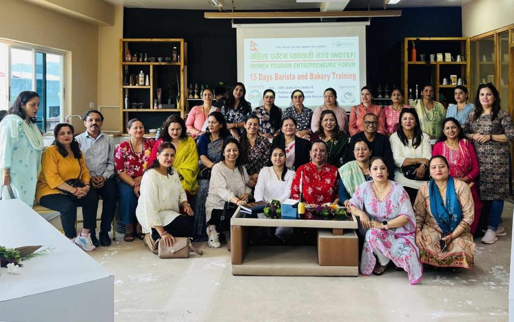 ओटेफले सुरु गर्यो महिला लक्षित बारिष्टा तालिम