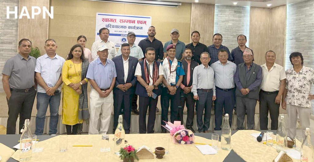 कास्कीका सीडिओ र एसपीको स्वागत र सम्मान