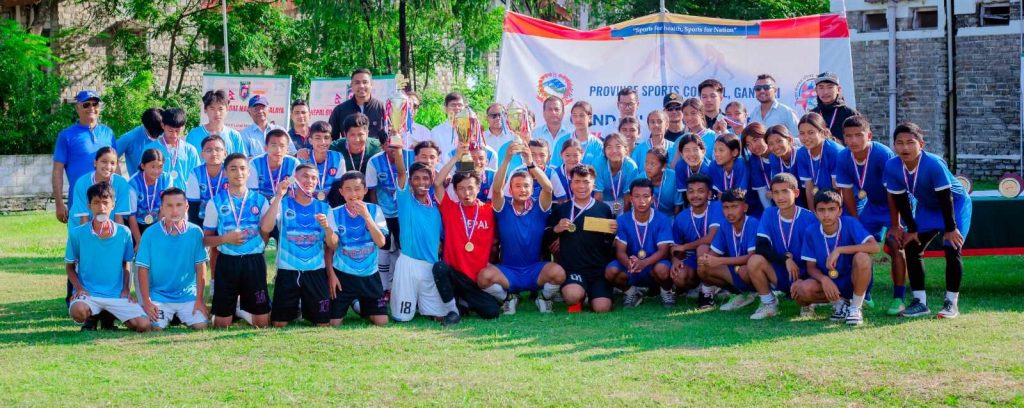 कास्कीद्वरा प्रदेश स्तरीय हक्की प्रतियोगिताको उपाधी रक्षा