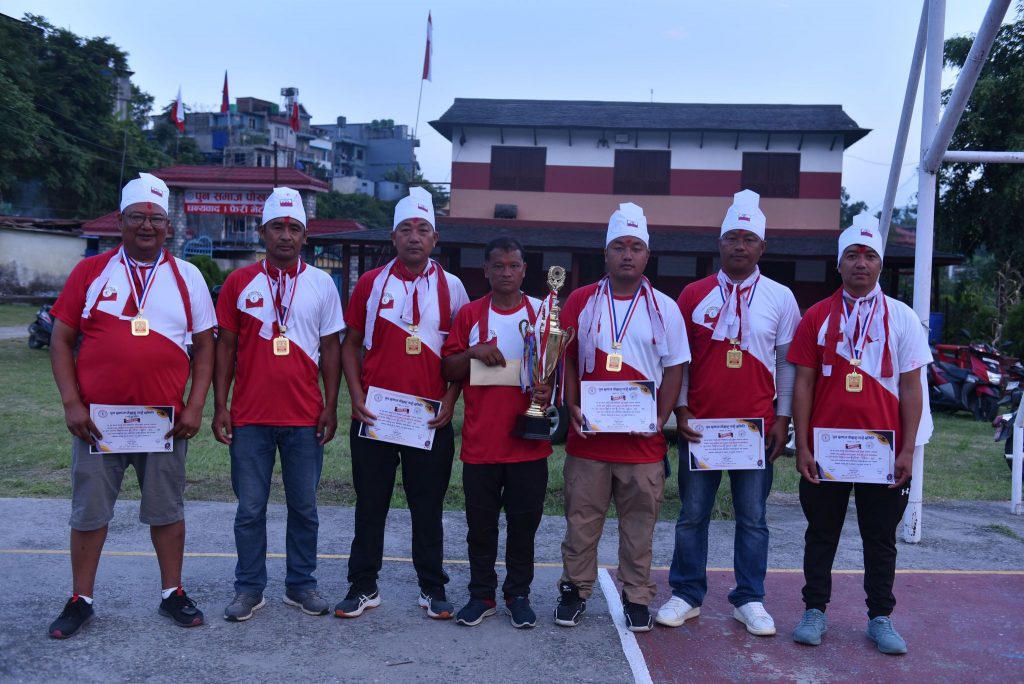 पुन समाज पोखरा अन्तर समाज तारो खेलको उपाधी पुन समाज पोखरा ए लाइ