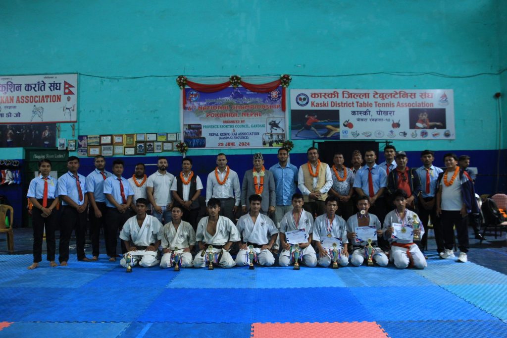 पोखरामा छैटौं केन्पो काई राष्ट्रिय प्रतियोगिता सम्पन्न