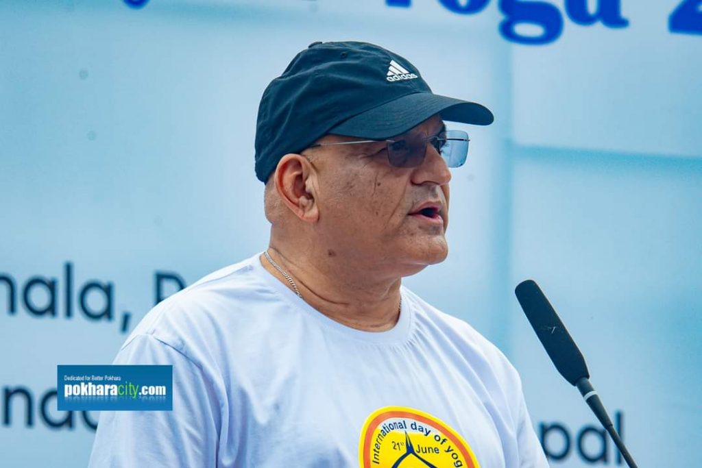 स्वस्थ जीवनशैलीका लागि योग र साधना अपरिहार्य : मुख्यमन्त्री पाण्डे