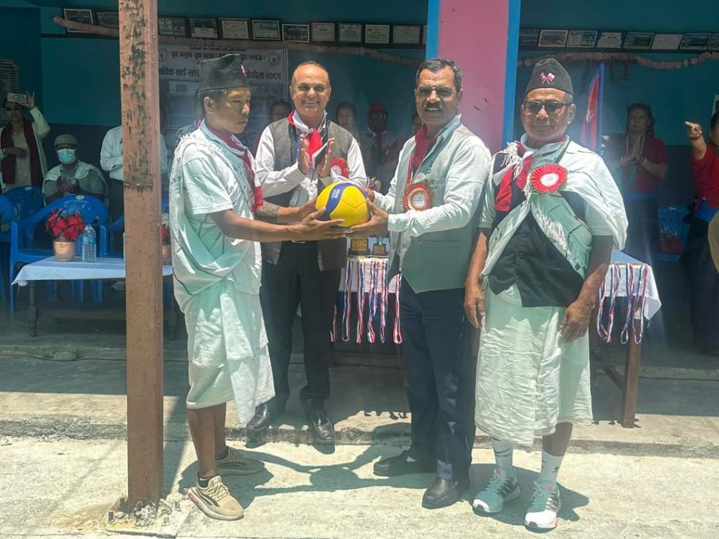 पोखरा-३० मा भलिवल प्रतियोगिता