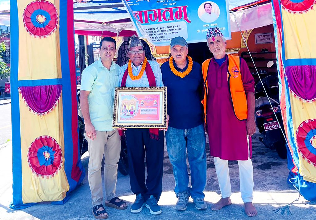 श्रीमदवीतक चर्चामा भक्तजनको भीडसंगै सहयोग आउन शुरु