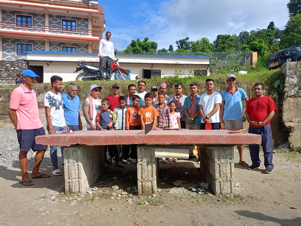 आर्वामा टेवल टेनिस कोर्ट निर्माण