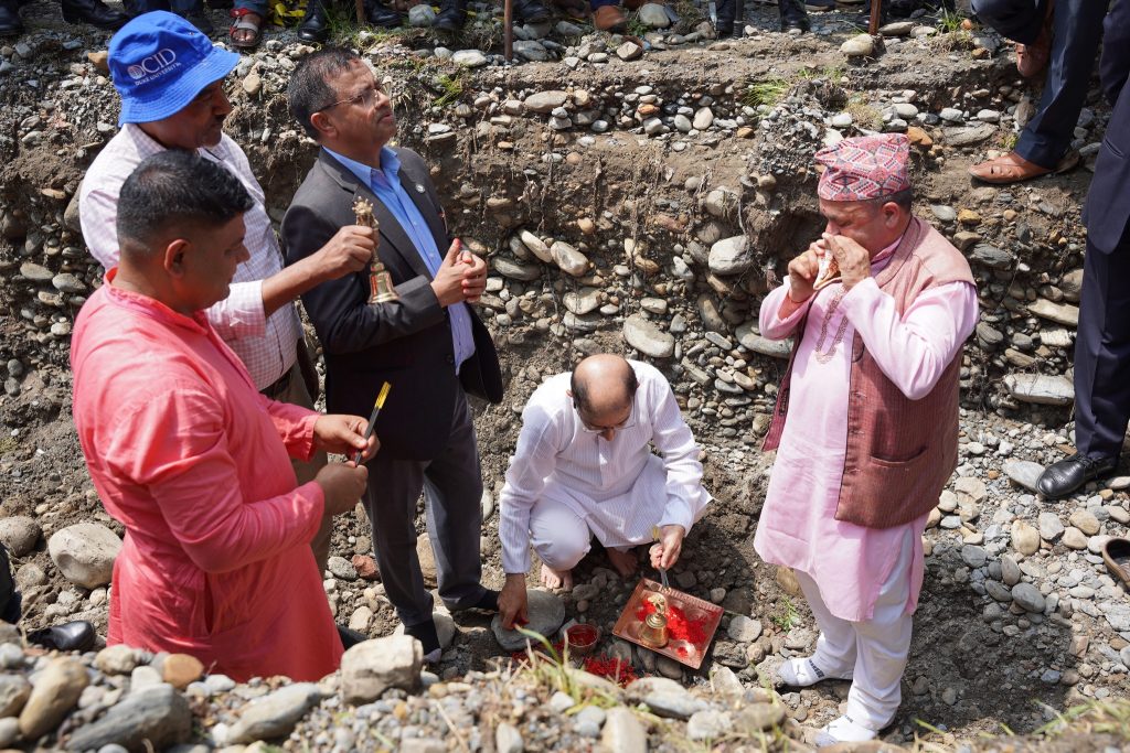 कालिकास्थान–पुँडीटार–लामेआहाल सडकको शिलान्यास