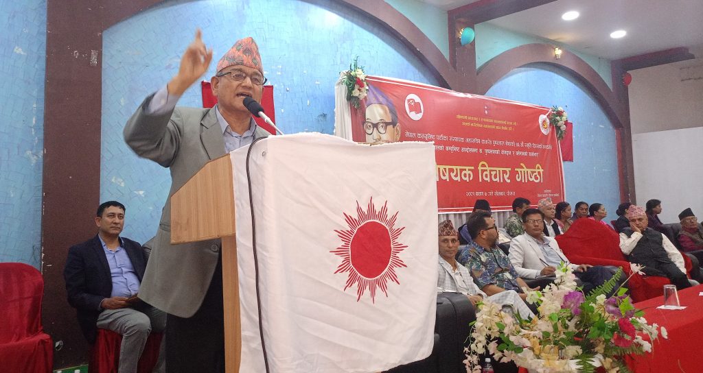 कांग्रेससंग मिलेर सरकार चलाउने एमालेको चाहना होइन : उपाध्यक्ष ज्ञवाली