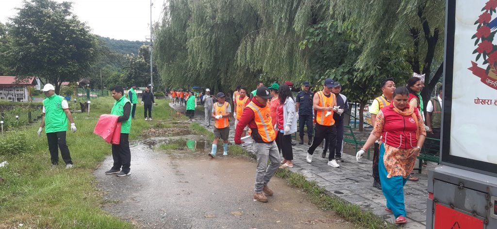 पर्यटन राजधानीमा प्राकृतिक तथा सांस्कृतिक सम्पदा सरसफाई अभियान