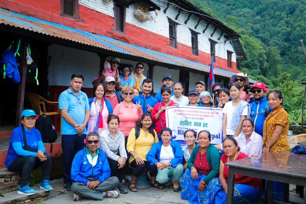 पोखरा १६ को गर्लाङ होमस्टे प्रवद्र्धनमा हाइकर्स क्लब