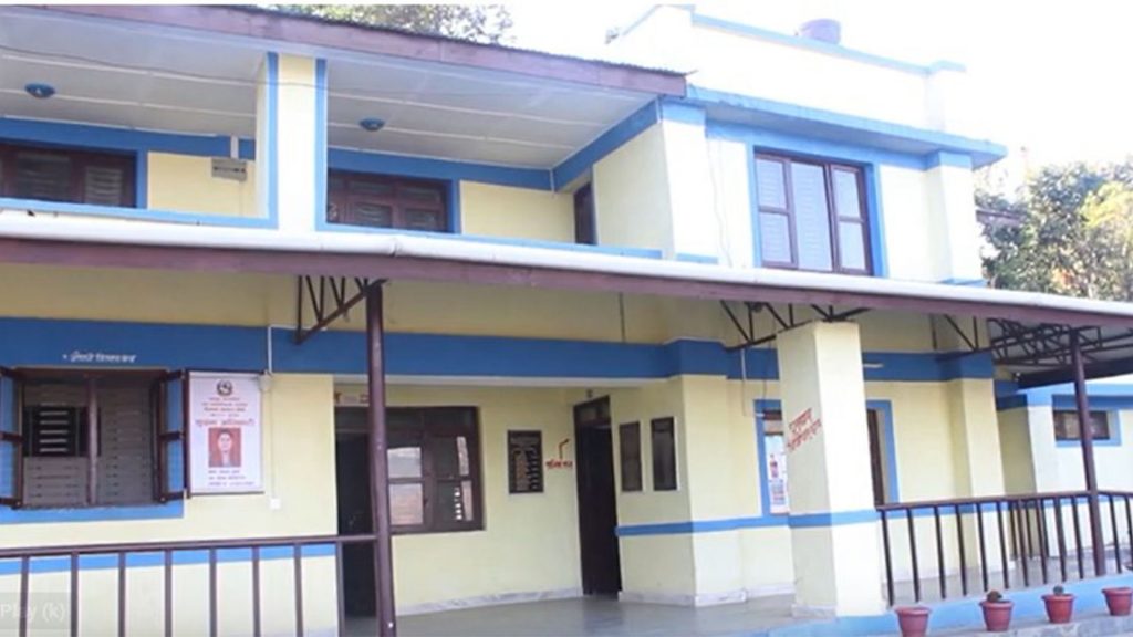 बागलुङको सिगाना स्वास्थ्यचौकी पहिरोको उच्च जोखिममा