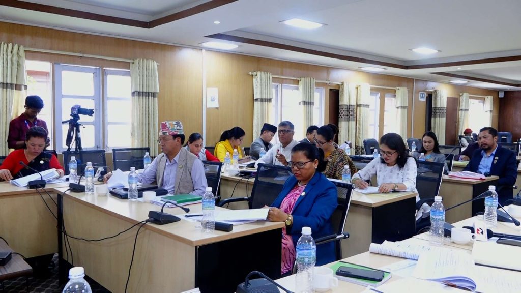 कानुन, न्याय तथा मानवअधिकार समितिको बैठक बस्दै