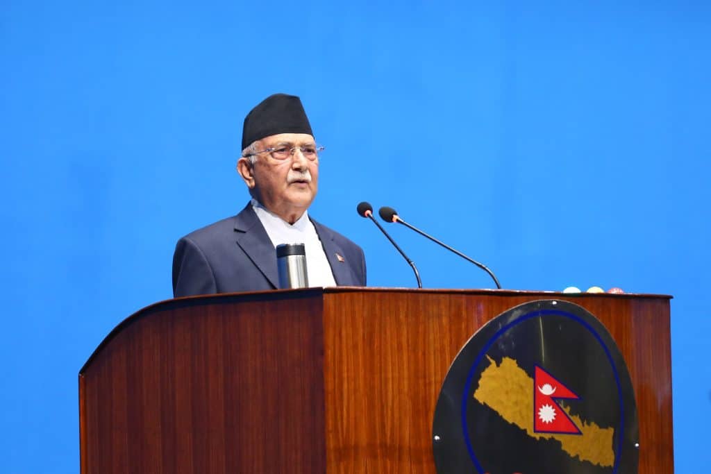 आजको प्रतिनिधिसभा बैठकमा प्रधानमन्त्री ओलीले सम्बोधन गर्ने